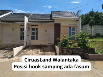 Rumah Hook Samping Fasum Di Ciruasland Walantaka #1