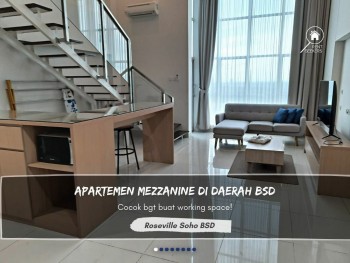 For Rent Apartemen Mezanine Mewah Di Roseville Bsd #1