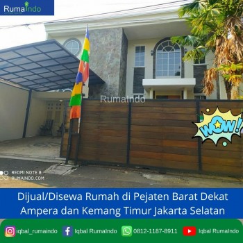Disewa Rumah Di Pejaten Barat Deket Ampera Dan Kemang Timur Jakarta Selatan #1