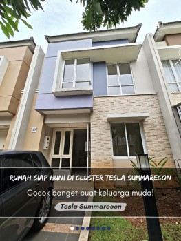 For Rent Rumah Baru Di Cluster Tesla, Summarecon. Kondisi Rapih Banget Lohhh #1