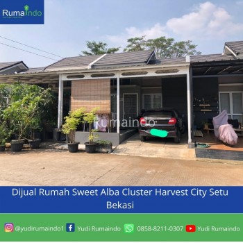 Dijual Rumah Sweet Alba Cluster Harvest City Setu Bekasi #1