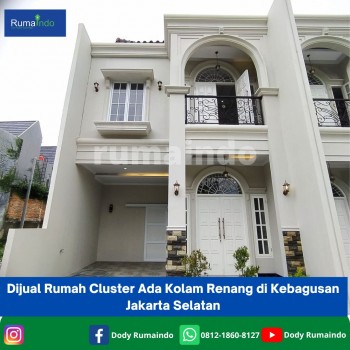 Dijual Rumah Cluster Ada Kolam Renang Di Kebagusan Jakarta Selatan #1
