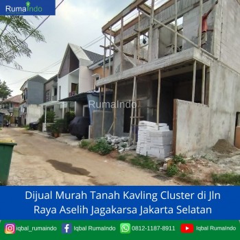 Dijual Murah Tanah Kavling Cluster Di Jln Raya Aselih Jagakarsa Jakarta Selatan #1