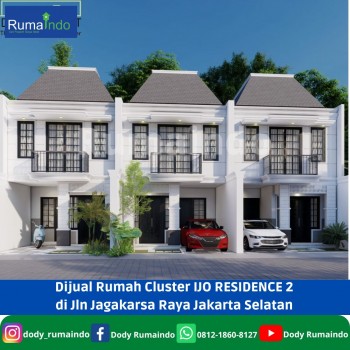 Dijual Rumah Cluster Ijo Residence 2 Di Jln Jagakarsa Raya Jakarta Selatan #1