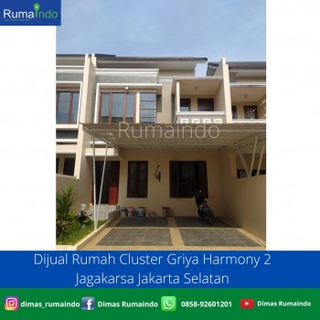 Dijual Rumah Cluster Griya Harmony 2 Jagakarsa Jakarta Selatan #1