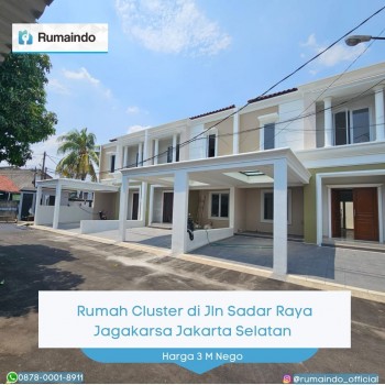 Dijual Murah Rumah Cluster Di Jln Sadar Raya Jagakarsa Jakarta Selatan #1
