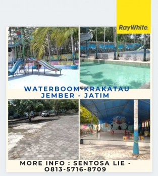 Dijual Wisata Rekreasi Waterboom Jalan Raya Krakatau - Kencong - Jember - Jawa Timur #1