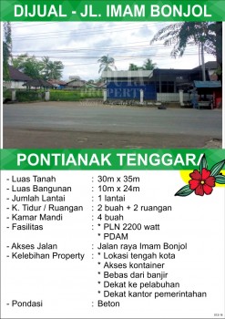Tanah Imam Bonjol Pontianak Kalimantan Barat #1