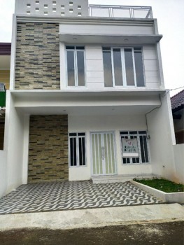 Dijual Cepat Rumah Design Modern2.5 Lt. Cluster Siap Huni. Tanah Baru Beji Depok. #1