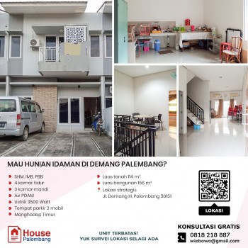 Dijual Rumah Demang Palembang #1
