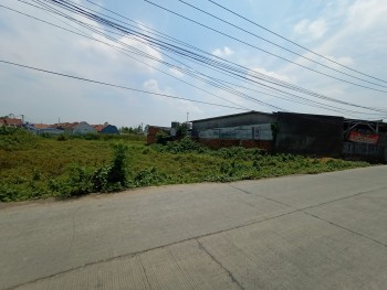 Dijual Tanah Lahan Tepi Jalan Di Jalan Raya Buni Ayu Tambelang Bekasi #1