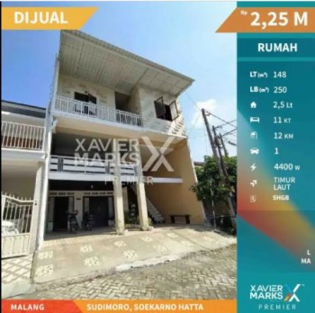 Rumah Kost Aktif Dijual Berjarak 1 Km Dari Soehat Di Sudimoro Malang #1
