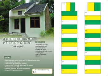 Investasi Menguntungkan Dijual Rumah Beserta Tanah Kavling Di Kulon Progo,diy #1