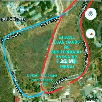 Property Tanah Kavling Strategis Lokasi Kupang Ntt (ca 2.301) #1