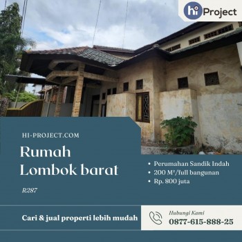 Rumah Btn Lombok Barat Di Perumahan Sandik Indah R287 #1