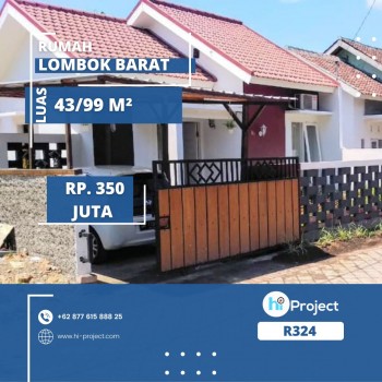Rumah Lombok Barat Type 43/99 M2 Di Btn Puri Taman Sari Ranjok Gunung Sari R324 #1