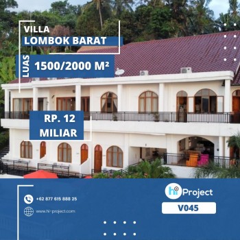 Villa Lombok Barat 3 Lantai Plus Kolam Renang Di Senggigi V045 #1