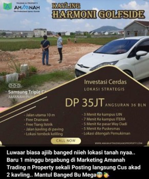 Tanah Univ Uin Sukarame Dan Itera Korpri Lampung Bisa Buat Rumah Kos Dp Murah #1