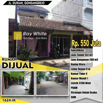 Rumah Jl. Durian Gondangrejo #1