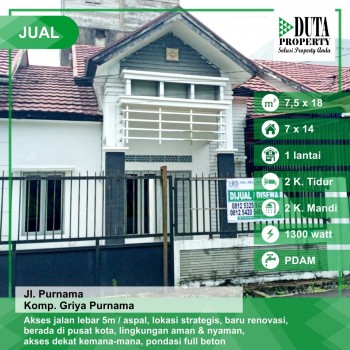 Dijual Rumah Komplek Griya Purnama, Pontianak, Kalimantan Barat #1