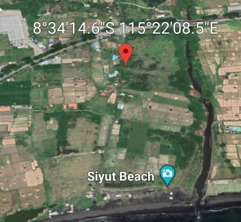 Dijual Tanah Murah Pinggir Jalan Dan Los Sungai Pantai Siyut Gianyar Bali #1