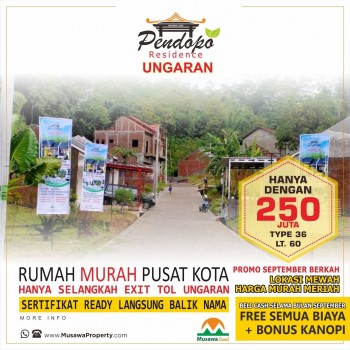 Rumah 200jutaan Di Ungaran Kabupaten Semarang Lokasi Strategis #1