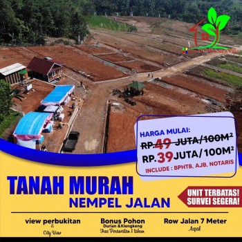 Tanah Produktif Harga 39 Juta Free Biaya2 Lokasi Di Bogor #1
