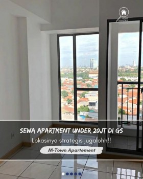 For Rent Apartemen Di Serpong - M Town Under 20jt Loh #1
