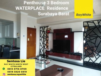 Dijual Apartemen Waterplace Penthouse Tower C - 3 Bedroom Full Furnished Modern Unit Corner- Best View Lantai 35 - Siap Huni #1