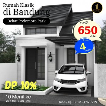Jual Rumah Klasik Dekat Podomoro Park Bandung #1
