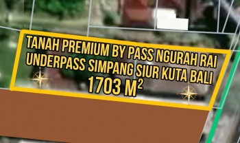 Tanah Premium By Pass Ngurah Rai Underpass Simpang Siur Kuta Bali #1