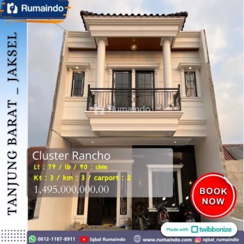 Dijual Rumah Cluster Rancho Tanjung Barat Jakarta Selatan #1