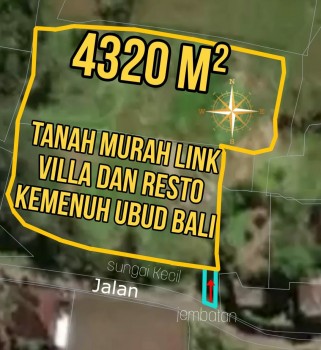 Tanah Murah Link Villa Dan Resto Kemenuh Ubud Bali #1