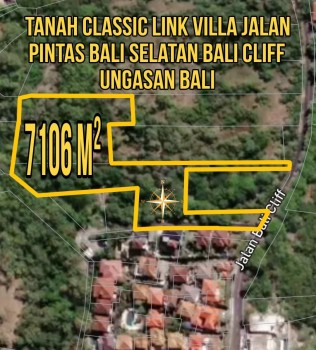 Tanah Classic Link Villa Jalan Pintas Bali Selatan Bali Cliff Ungasan Bali #1
