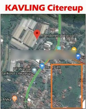 Kavling Jln Raya Industri Citereup Dekat Cibinong &amp; Sentul, Citeureup, Bogor #1