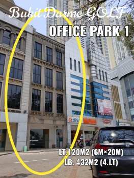 Disewakan Office Park 4 Lantai Di Boulevard Bukit Darmo Golf, Surabaya #1