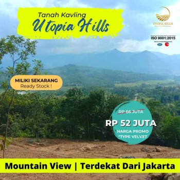 Tanah Exclusive Nempel Jalan Raya Kavling Utopia Hills #1