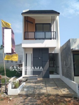 Rumah Minimalis 2 Lantai Bs Kpr Developer Lokasi Pinggir Jalan Utama Disawangan,depok #1