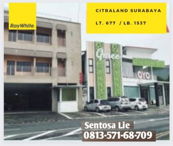 Gedung Hotel Budget / Guest House Citraland Surabaya Barat Full Furnished Plus Lift Pqrkiran Luas #1