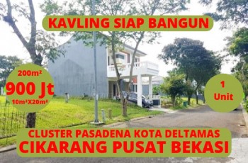 Tanah Kavling Dijual Di Kota Deltamas Bekasi Dekat Aeon Mall Deltamas, Rs Mitra Keluarga Deltamas, Pemda Kabupaten Bekasi #1