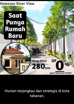 Hunian Termurahhh & Ternyaman Kamasan Riverview Memberikan Harga Terbaik Dengan Kualitas Terbaik Di Tabanan - Bali. #1