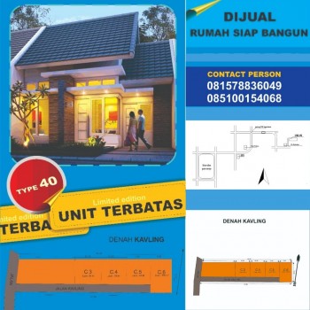 Dijual Murah Rumah Siap Bangun Dengan Design Mewah Modern Minimalis Cangkrep, Purworejo, Jawa Tengah #1