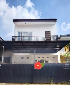 Rumah 2 Lantai, Hadap Selatan, Un Furnished, Bebas Banjir, One Gate System Di Modern Hill, Pondok Cabe #1