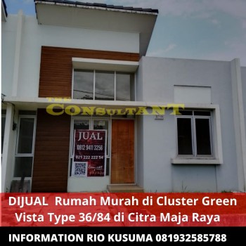 Jual Murah Cluster Re Green Vista 36/84 #1