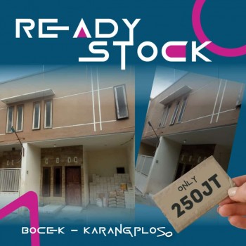 Dijual Rumah Ready Stok Dua Lantai Karangploso Malang 250 Juta #1