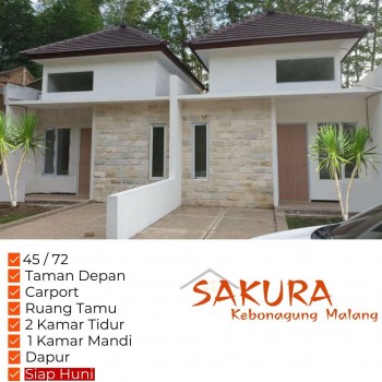 Dijual Rumah Modern Kebonagung Malang 285 Juta #1