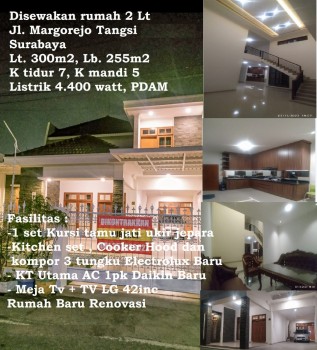 Rumah Disewa Margorejo Tangsi Wonocolo Surabaya #1