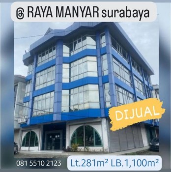 Dijual Gedung Shgb Hook 4 Lantai Di Nol Raya Manyar Surabaya #1