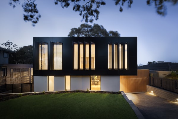 Rumah minimalis modern tipe 56 bentuk balok